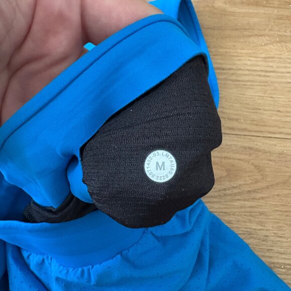 Lululemon Athletic Fast And Free Mid Rise Lined Shorts 6” Blue Men’s Size M - Picture 7 of 7